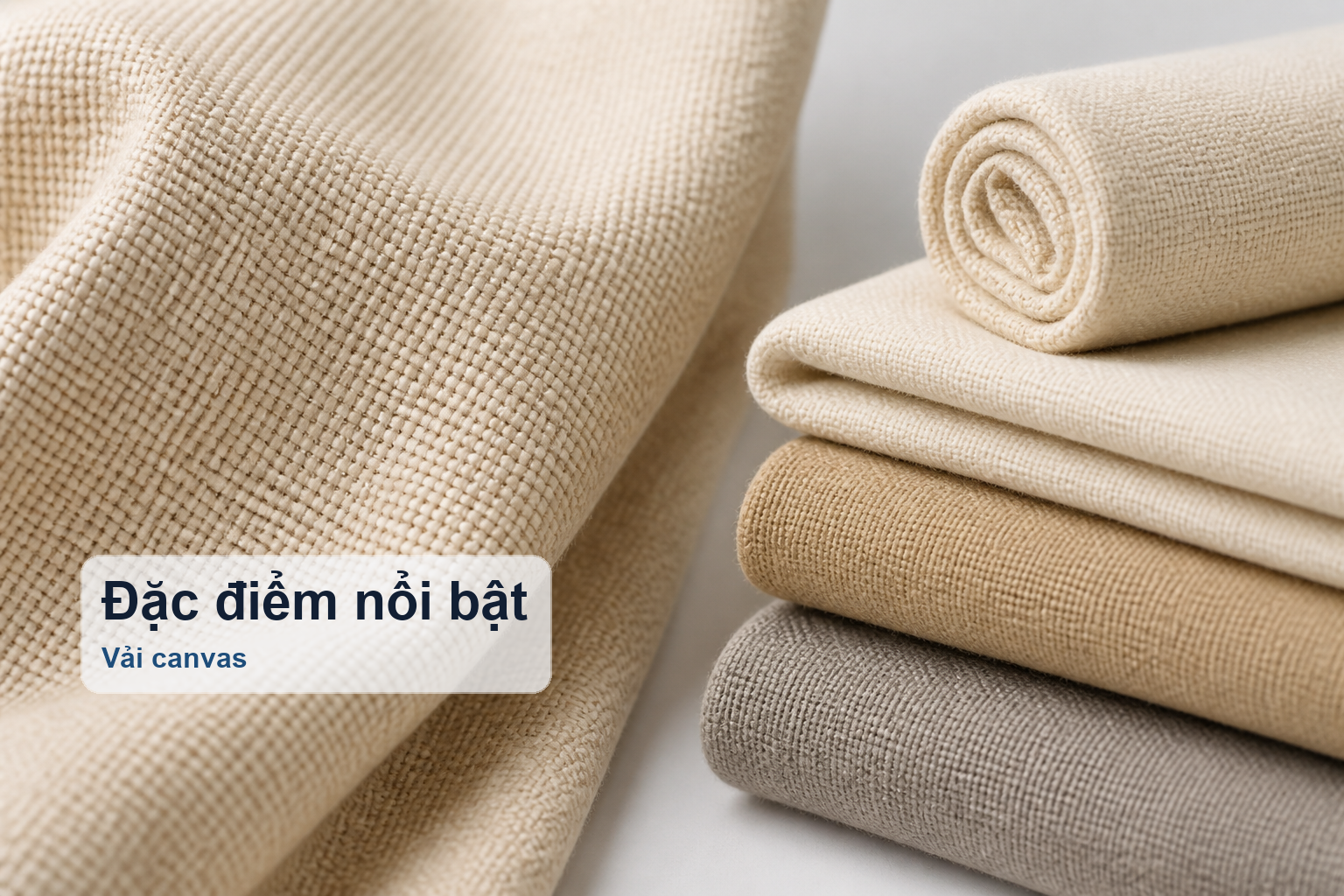 3. Đặc điểm nổi bật của vải canvas