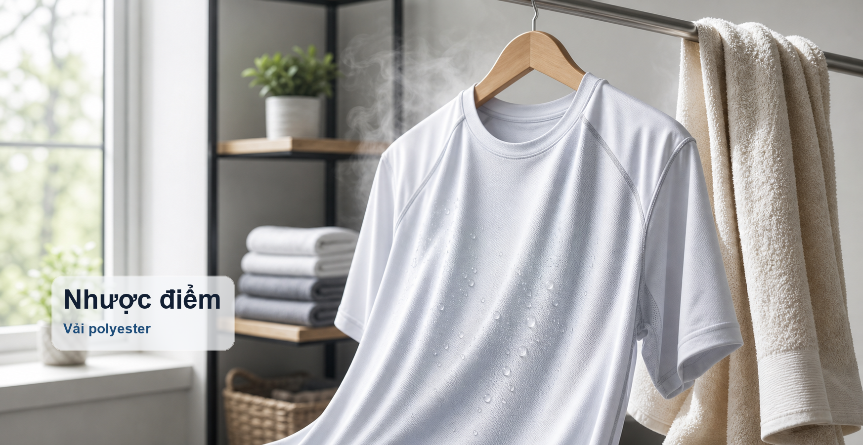 Nhược điểm của vải polyester