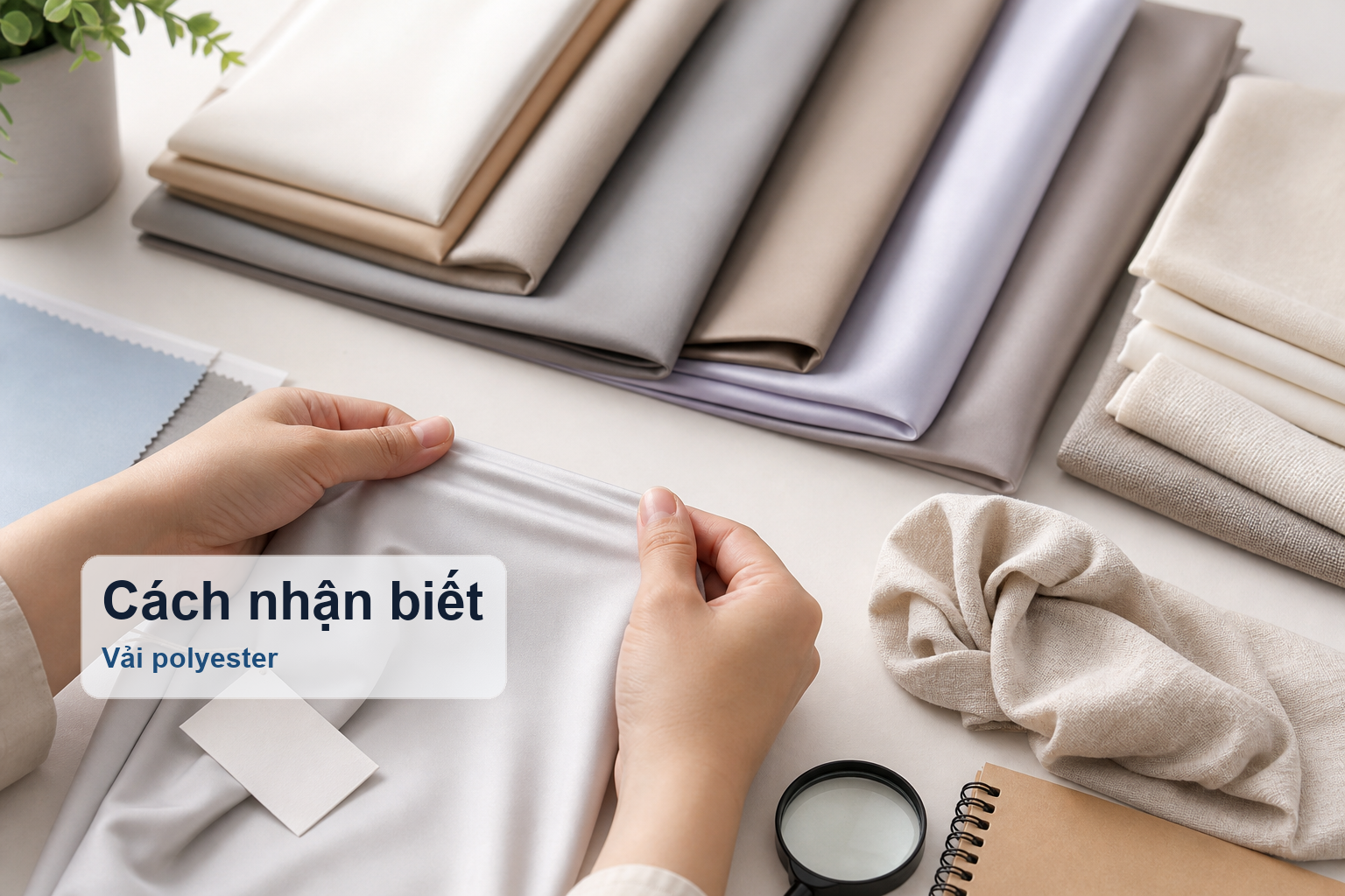 Cách nhận biết vải polyester