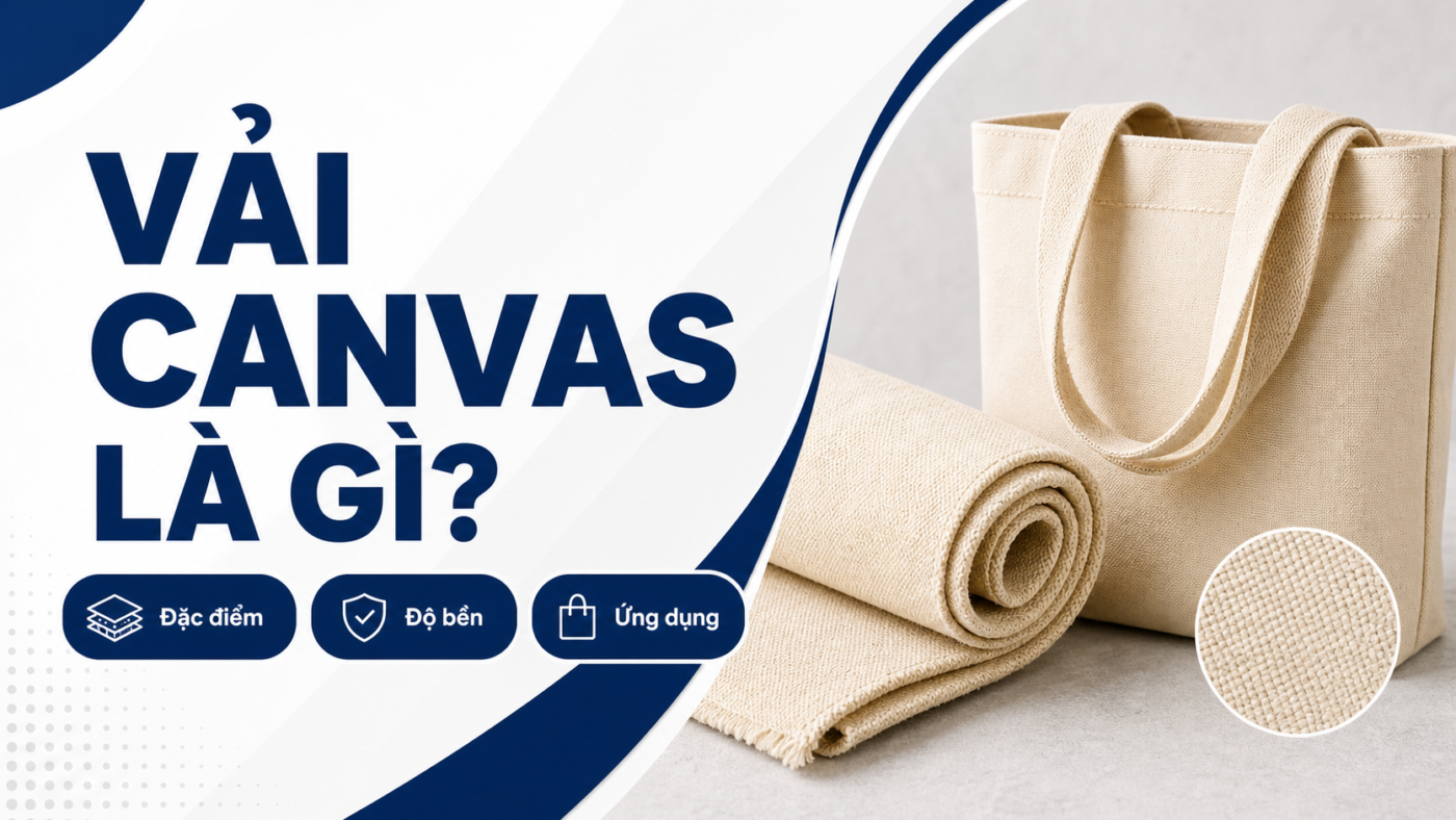 Vải canvas là gì - ảnh hero