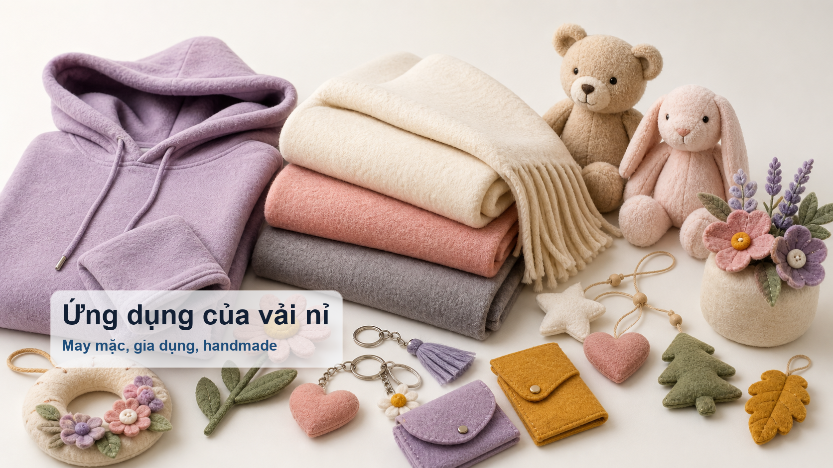 Ứng dụng của vải nỉ