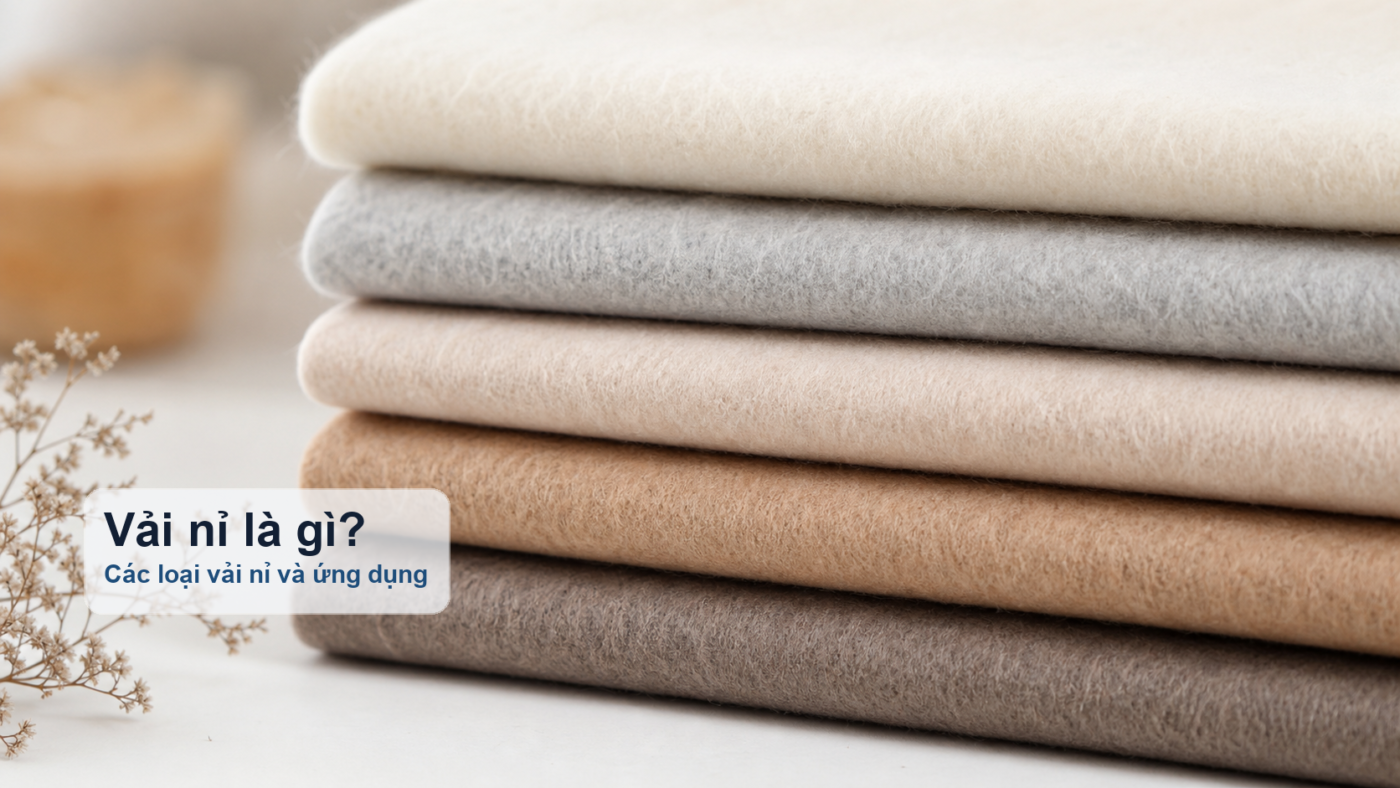 Vải nỉ là gì? Các loại vải nỉ và ứng dụng