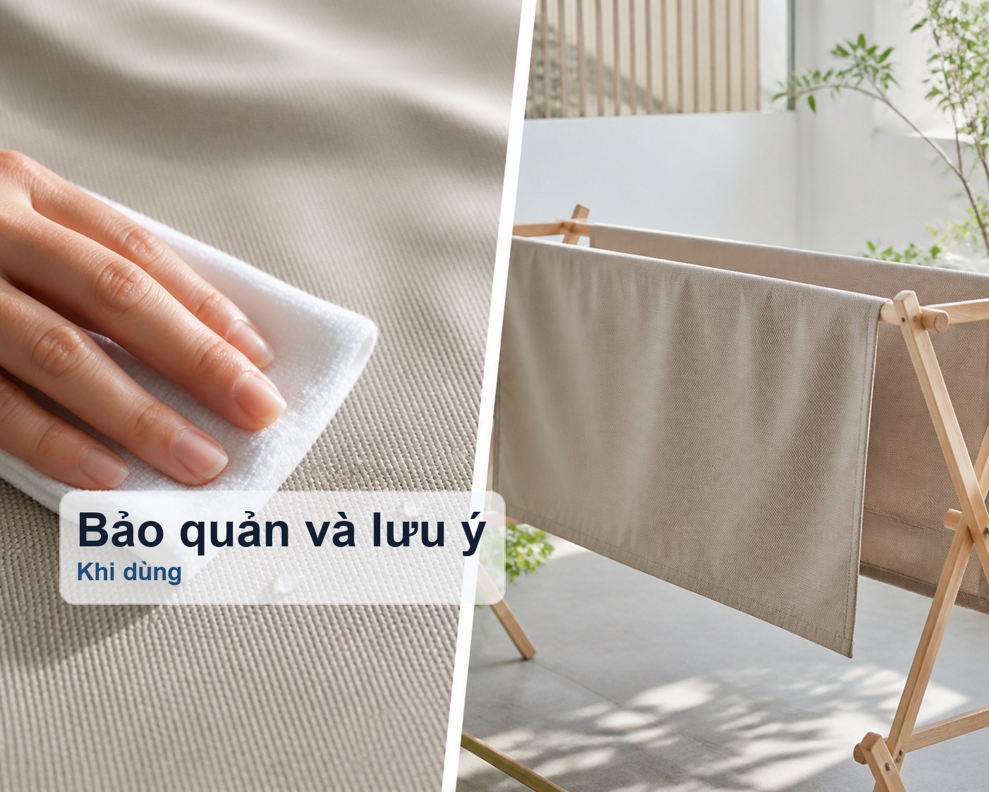 Cách bảo quản vải Oxford sạch và bền lâu