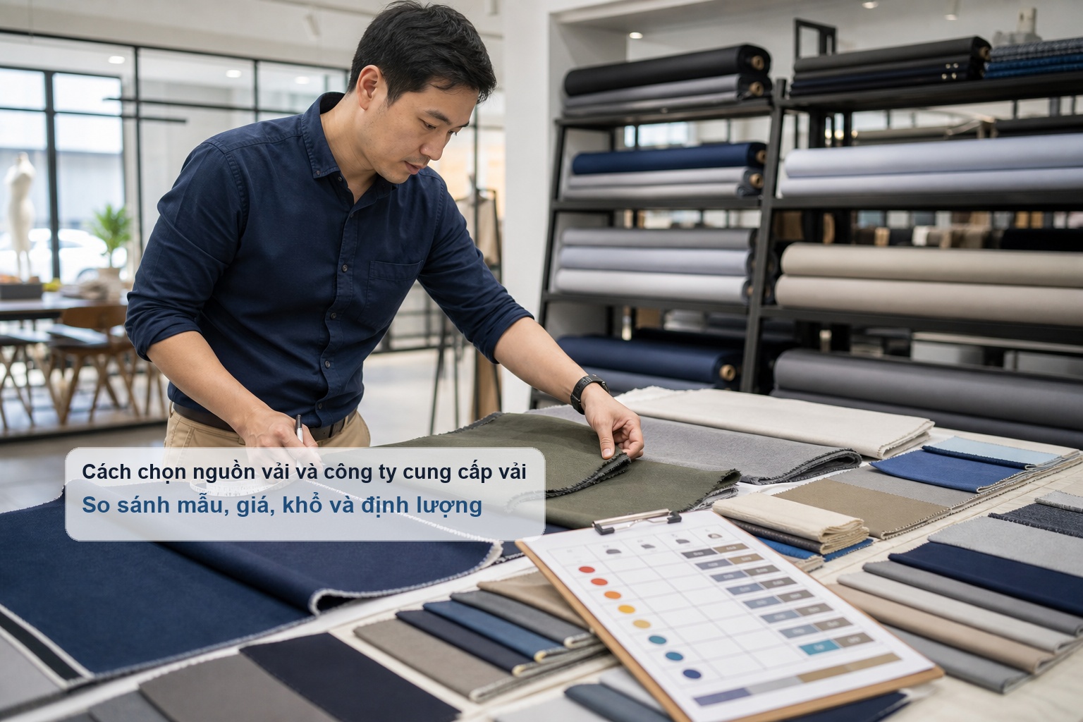 Kiểm tra tiêu chí trước khi chọn công ty cung cấp vải