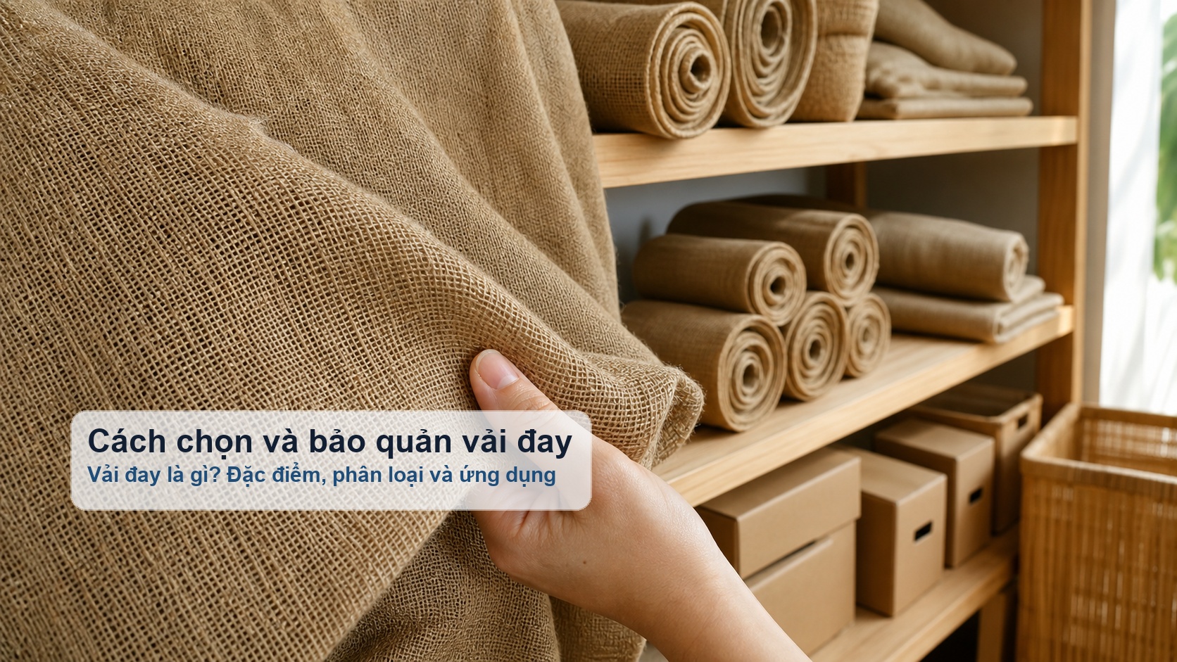 Cách chọn và bảo quản vải đay đúng mục đích sử dụng