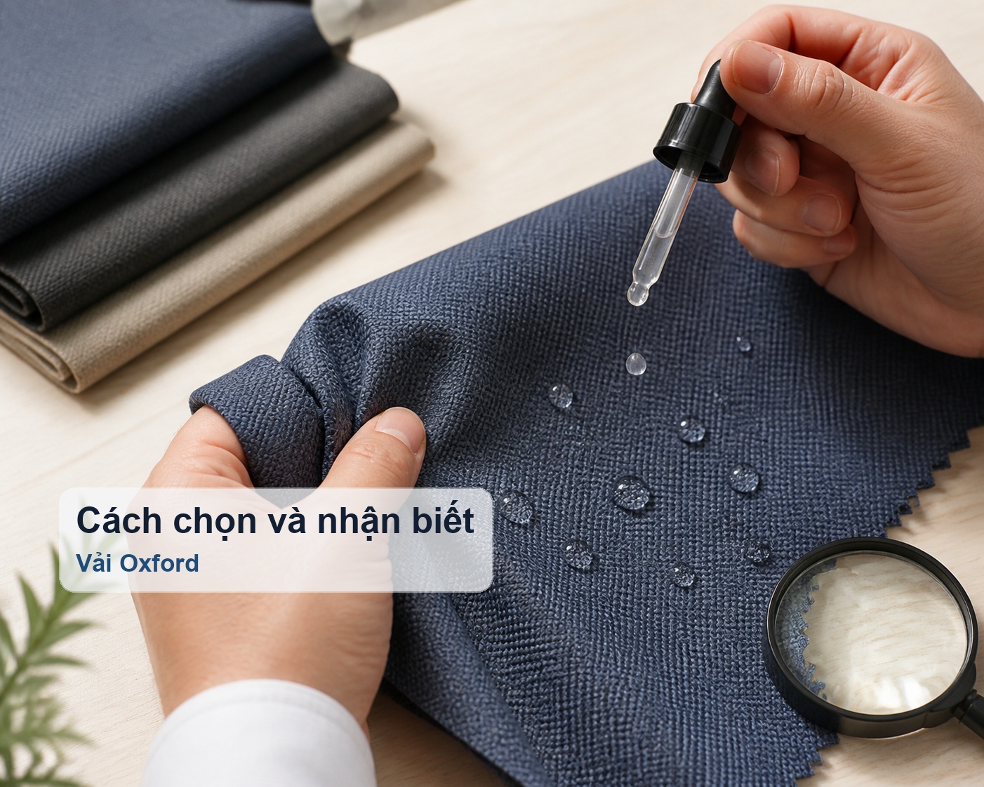 Cách kiểm tra và nhận biết vải Oxford trước khi mua