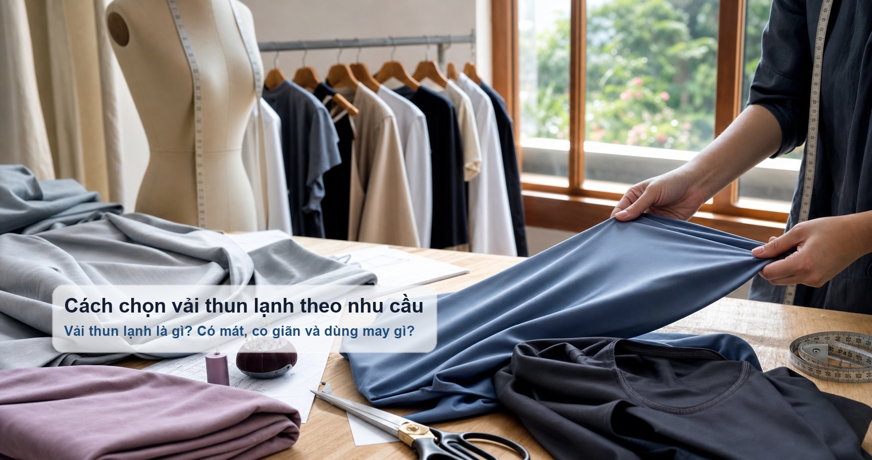 Cách chọn vải thun lạnh theo độ dày và mục đích sử dụng