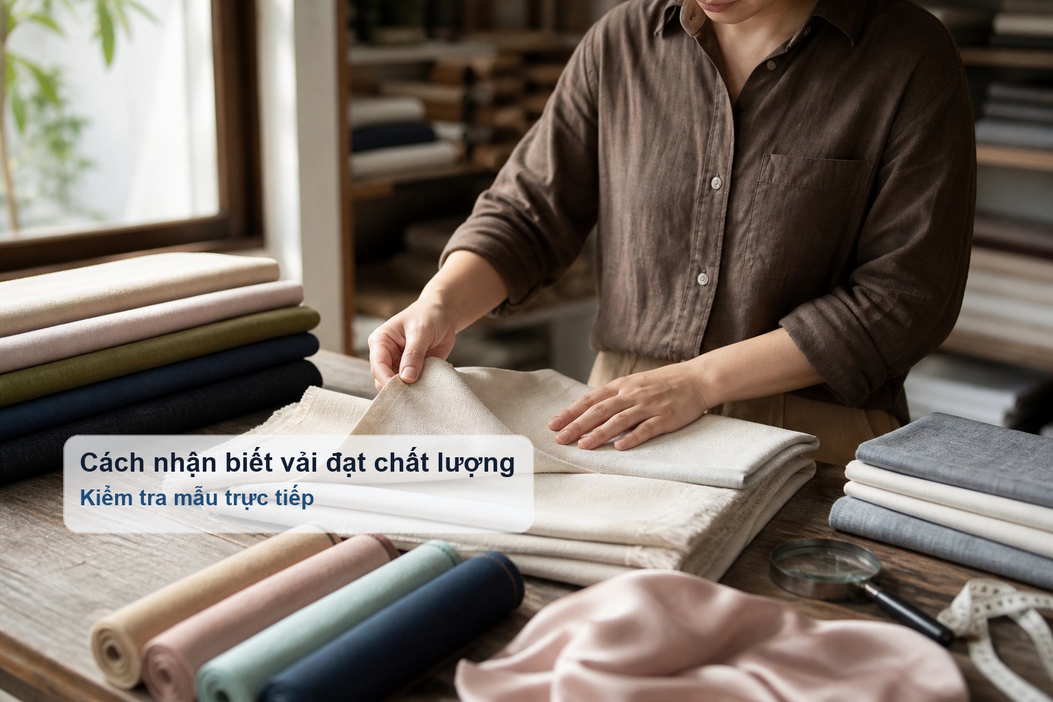 Nhận biết chất lượng vải bằng cách kiểm tra mẫu