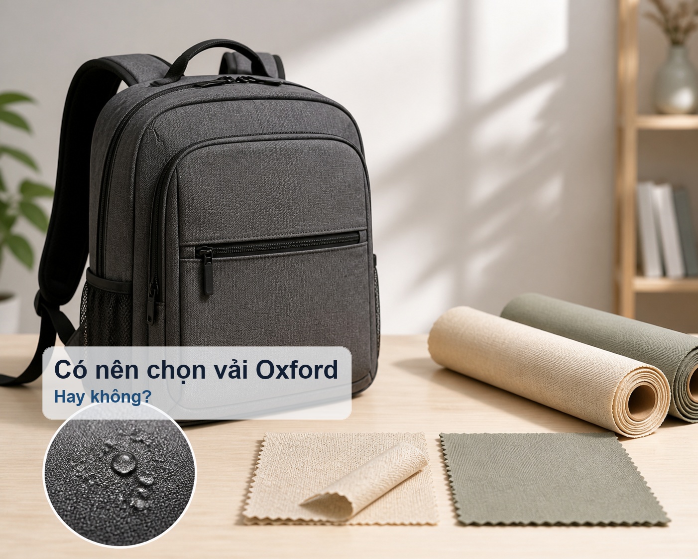 Có nên chọn vải Oxford cho balo túi xách và đồ dùng ngoài trời