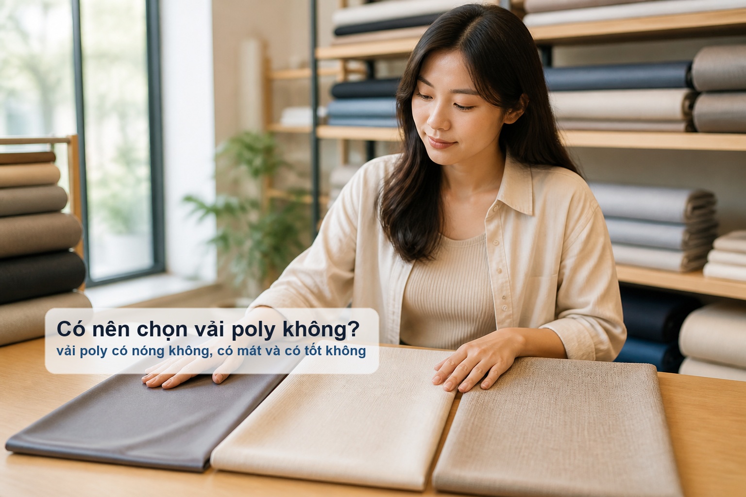 Có nên chọn vải poly hay không
