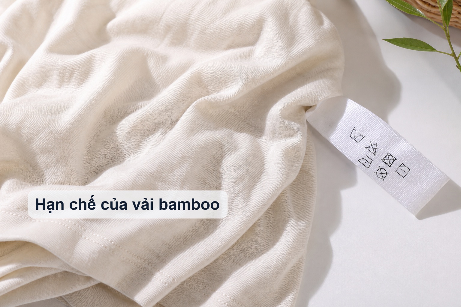 Hạn chế của vải bamboo khi giặt mạnh hoặc dùng sai mục đích