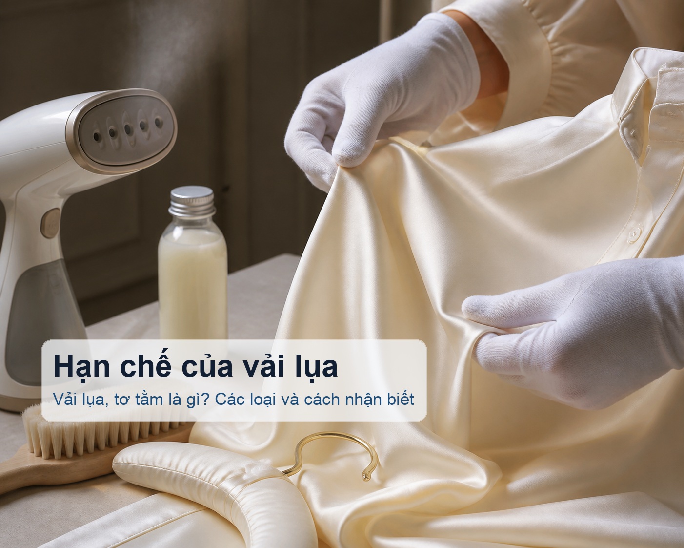 Hạn chế của lụa khi cần bảo quản kỹ và dễ xước bề mặt