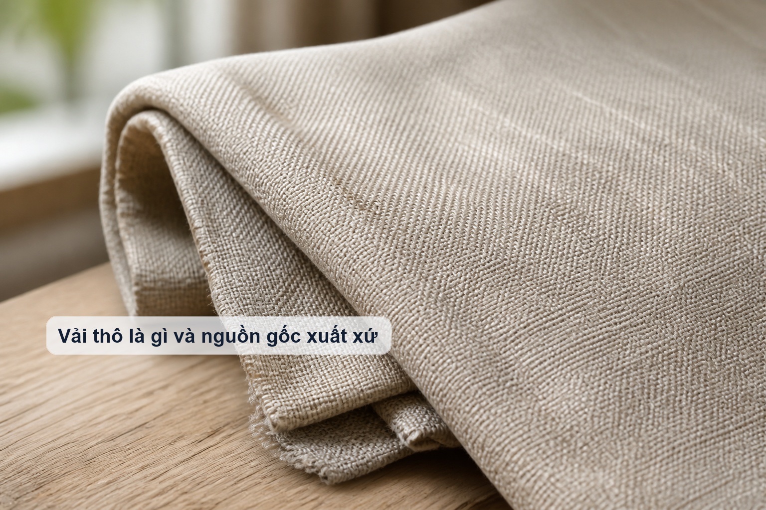Khái niệm vải thô là gì và nguồn gốc