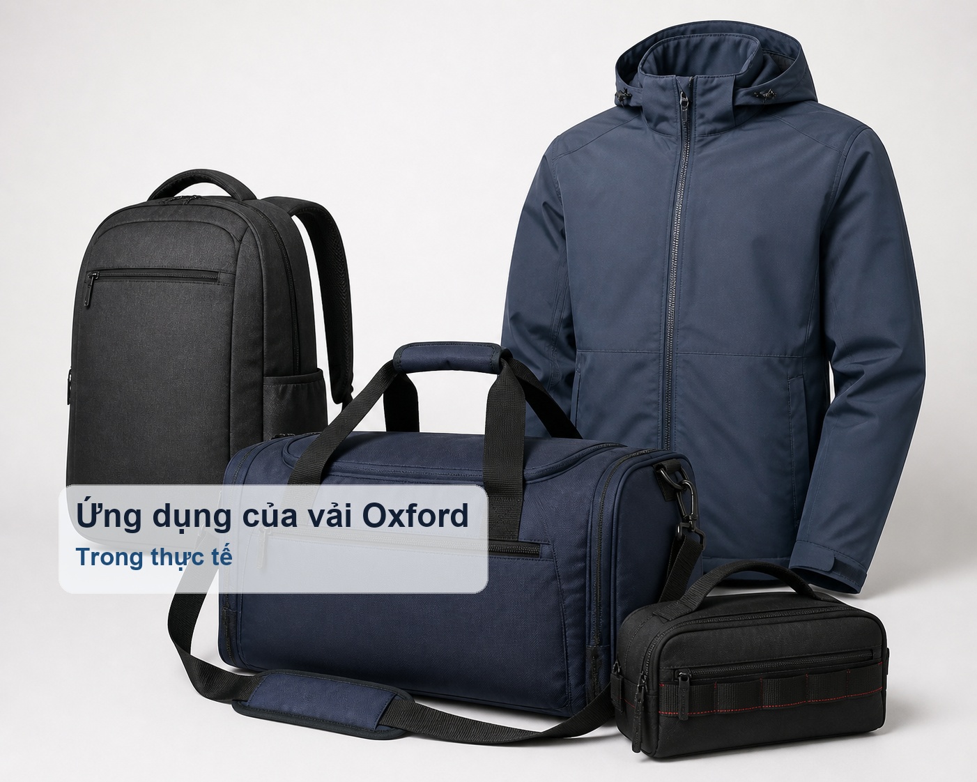 Ứng dụng vải Oxford để may balo túi xách áo khoác