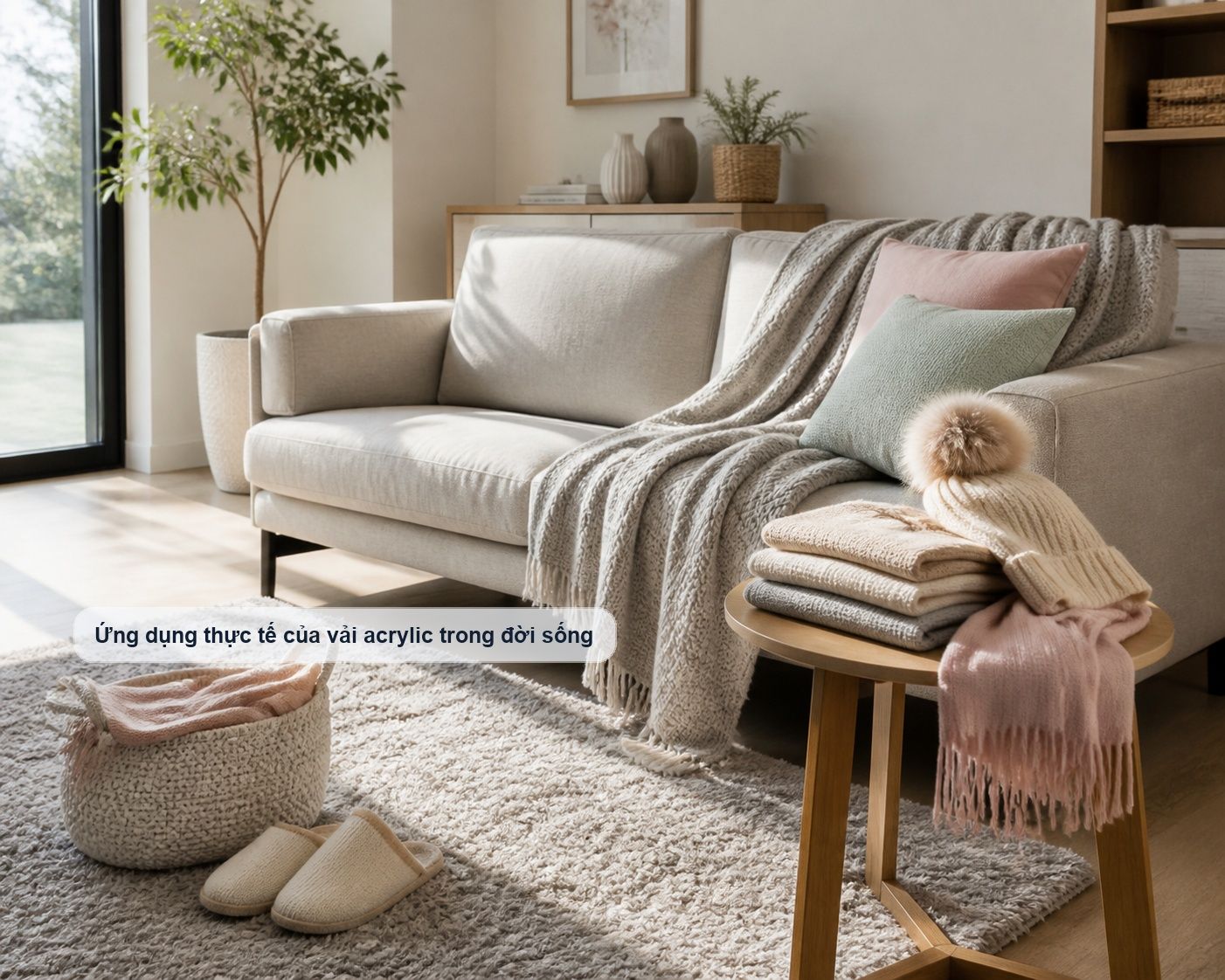 Ứng dụng của vải acrylic