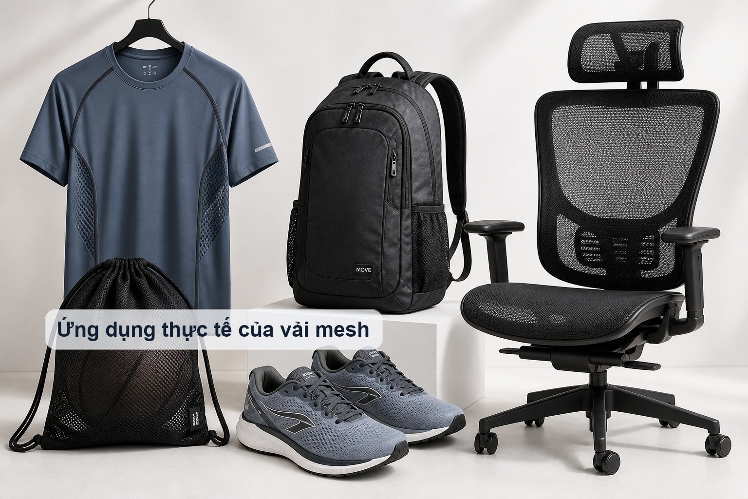 Các ứng dụng phổ biến của vải mesh
