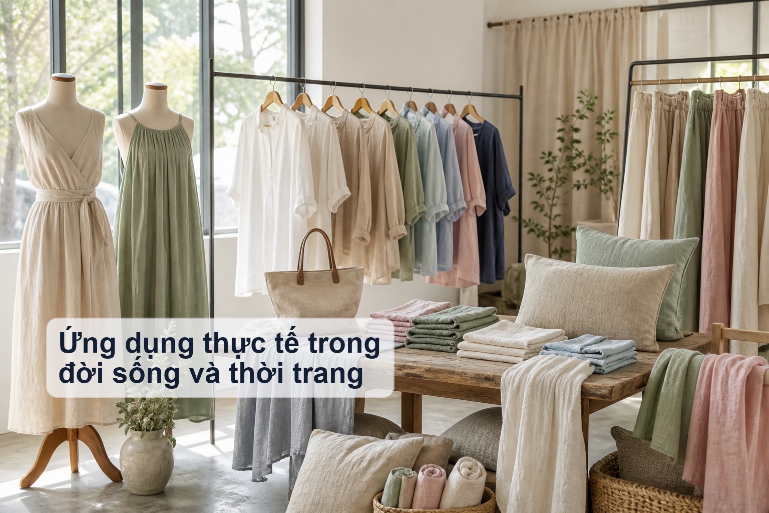 Ứng dụng của vải nhăn trong thời trang