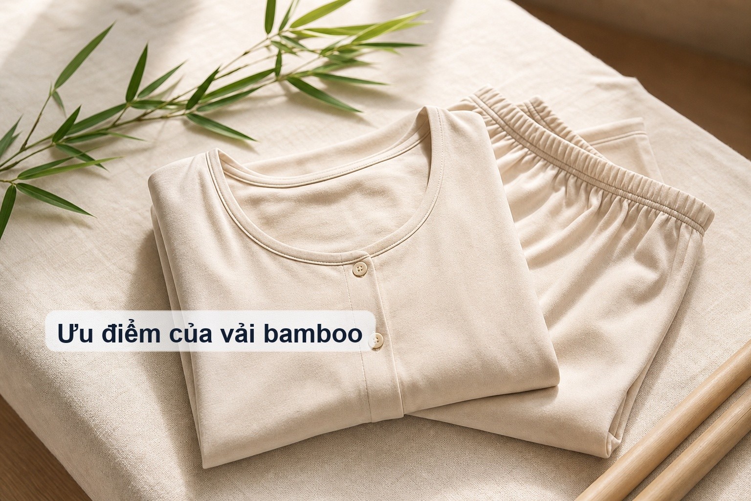 Ưu điểm của vải bamboo ở độ mềm mát và dễ chịu trên da