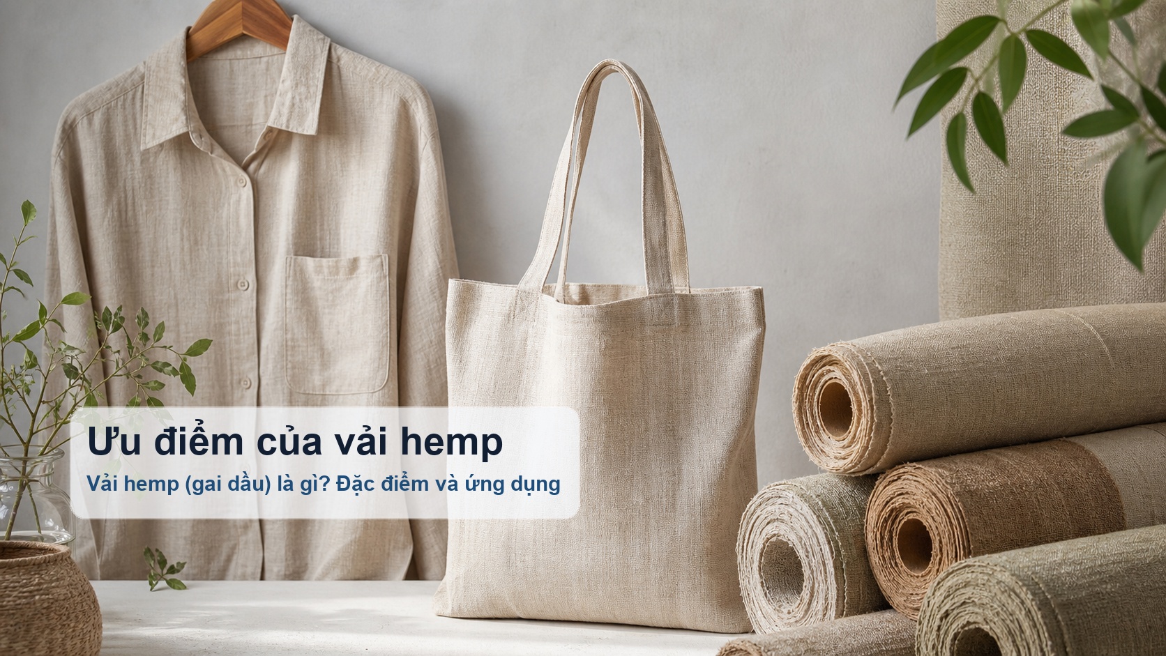 Ưu điểm của vải hemp ở độ bền cao và khả năng thoáng khí