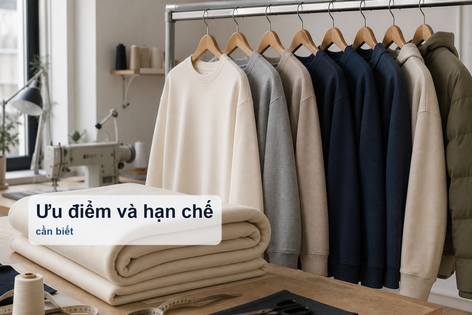 Ưu điểm độ bền cao và giữ form dáng của vải interlock