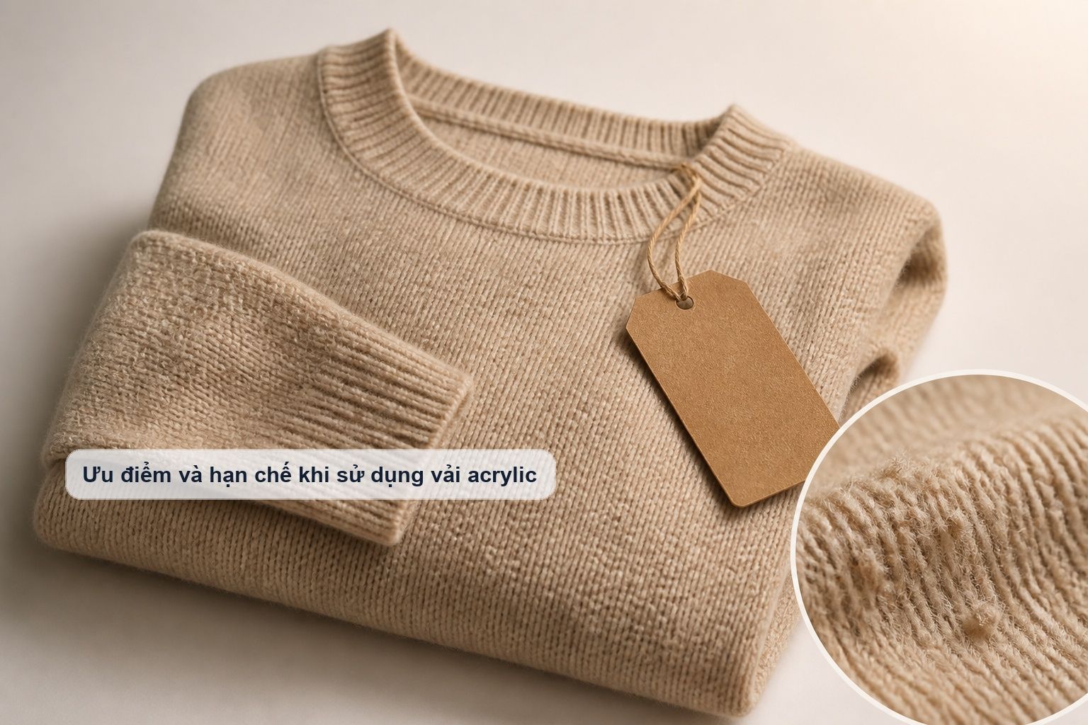 Ưu nhược điểm của vải acrylic