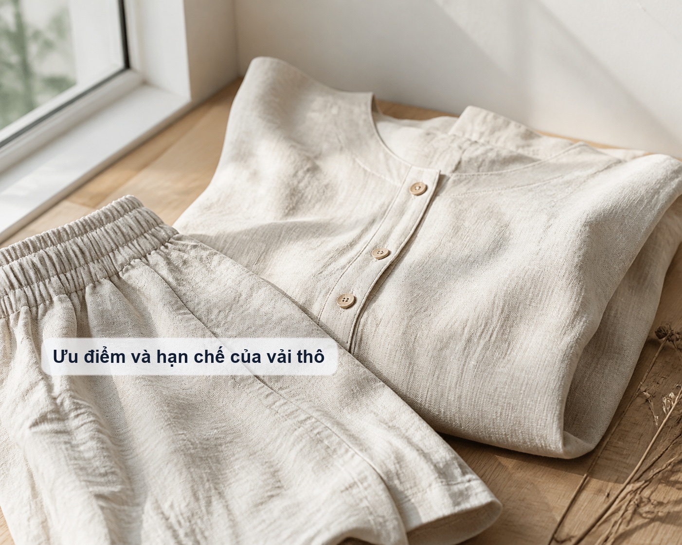 Ưu nhược điểm của vải thô
