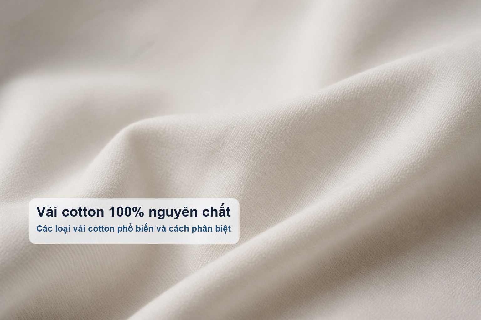 Vải cotton 100% nguyên chất