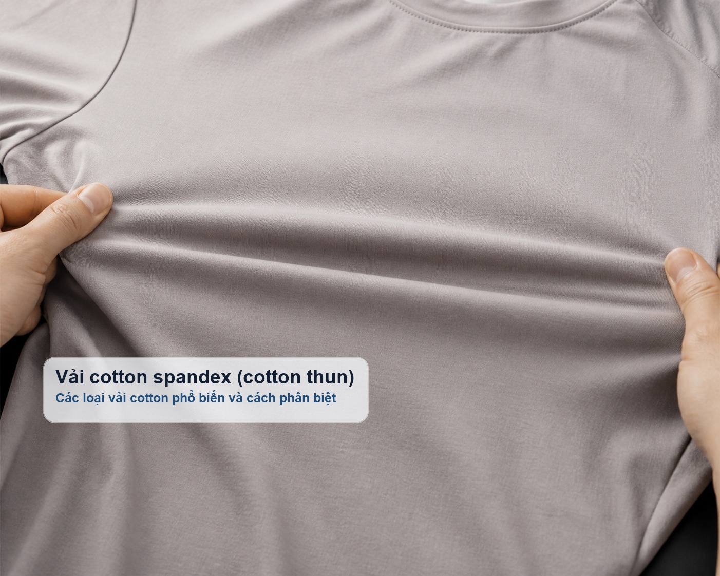 Vải cotton spandex co giãn