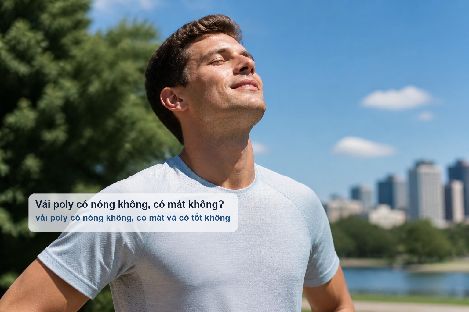 Vải poly có nóng và có mát không