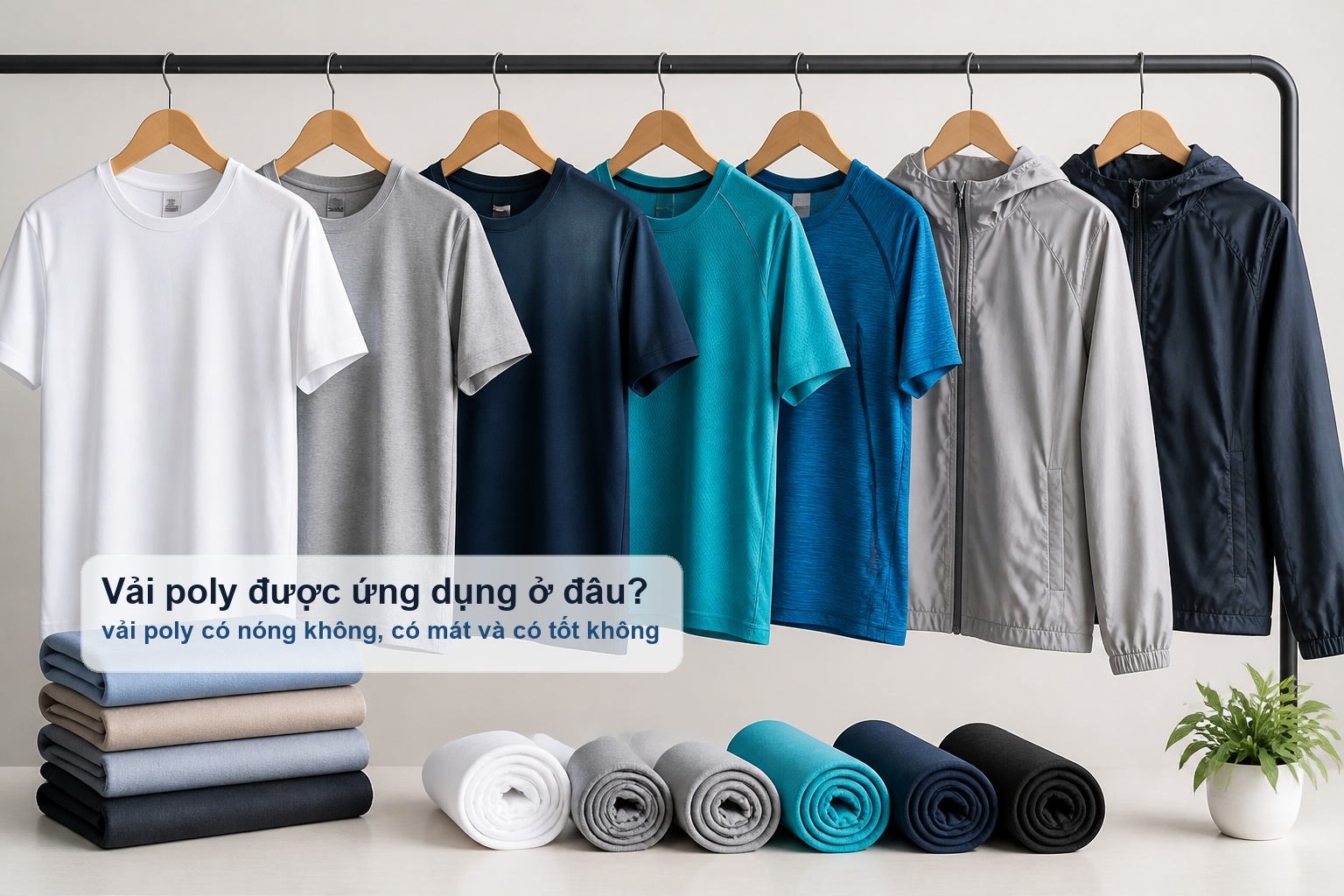 Ứng dụng phổ biến của vải poly