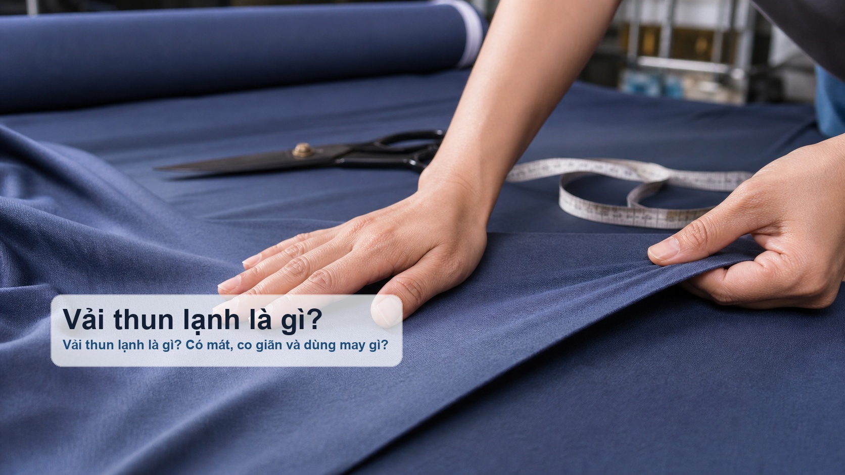 Bề mặt vải thun lạnh mịn và có độ co giãn