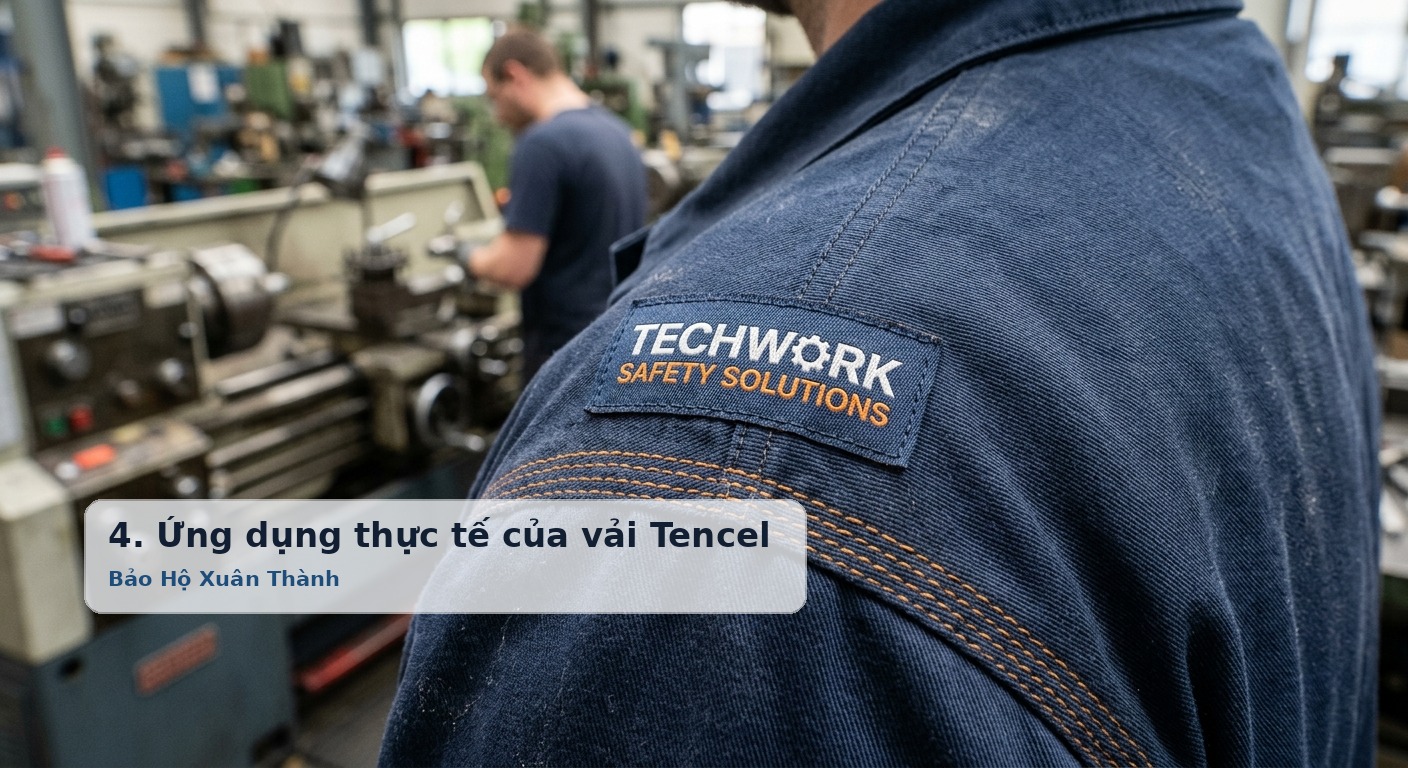 4. Ứng dụng thực tế của vải Tencel trong ngành bảo hộ lao động và đồng phục kỹ thuật - Bảo Hộ Xuân Thành
