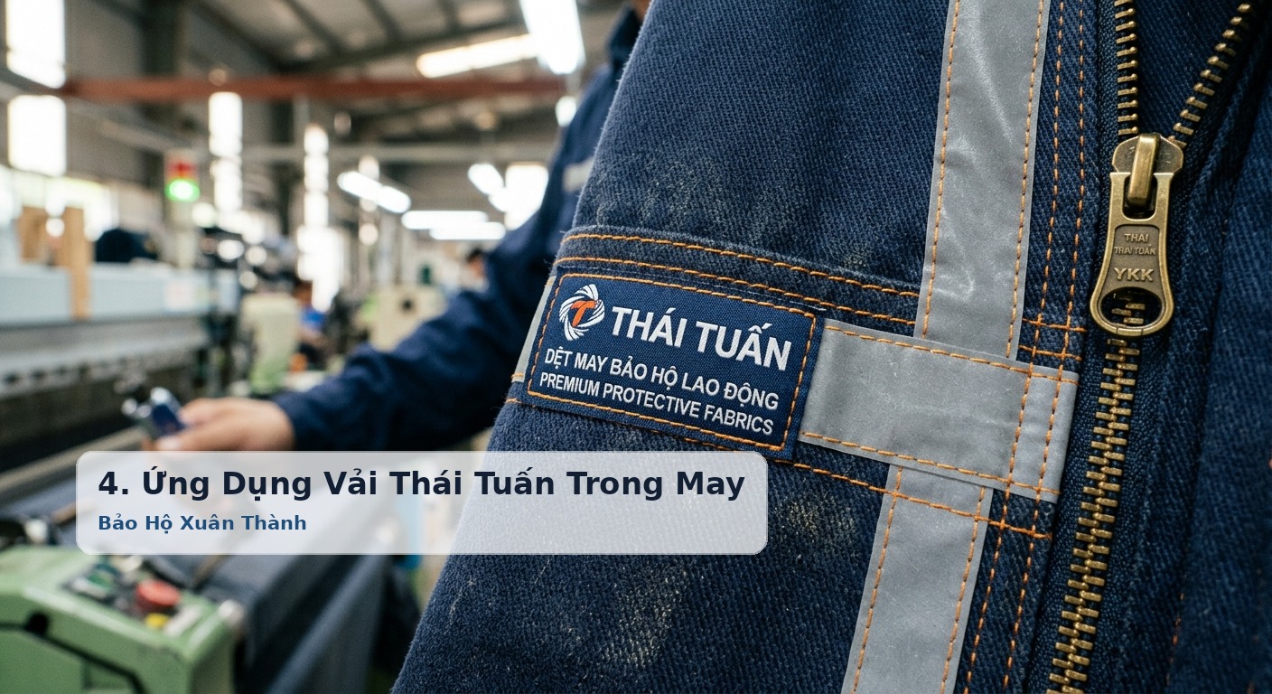 4. Ứng Dụng Vải Thái Tuấn Trong May Mặc Và Đồng Phục Bảo Hộ Thực Tế - Bảo Hộ Xuân Thành