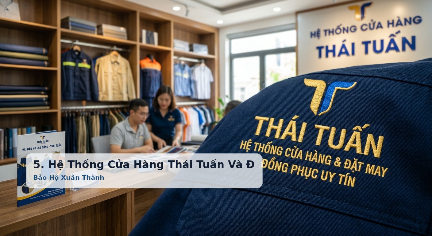5. Hệ Thống Cửa Hàng Thái Tuấn Và Địa Chỉ Đặt May Đồng Phục Uy Tín - Bảo Hộ Xuân Thành
