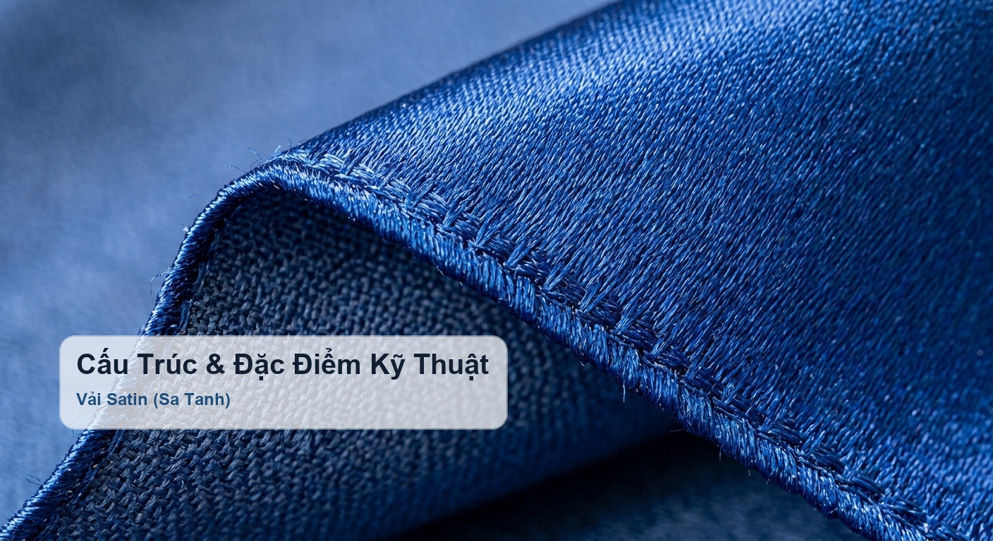 Cấu trúc dệt và đặc tính quang học của vải satin - Bảo Hộ Xuân Thành