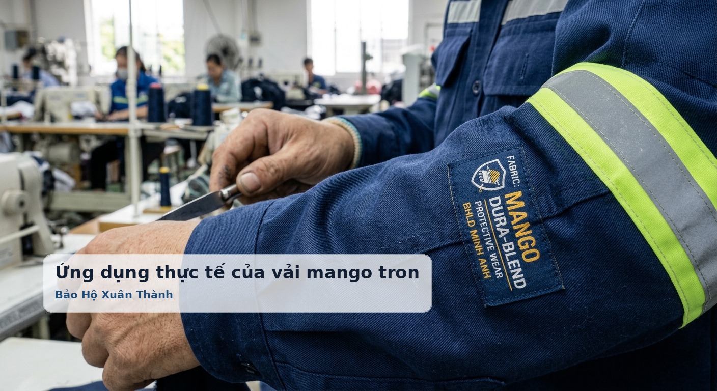 Ứng dụng thực tế của vải mango trong ngành may mặc và đồng phục - Bảo Hộ Xuân Thành