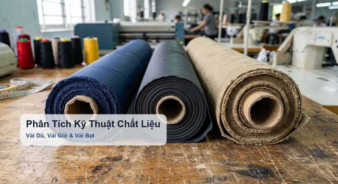 Phân Tích Kỹ Thuật Chất Liệu - Vải Dù, Vải Gió & Vải Bạt - Bảo Hộ Xuân Thành