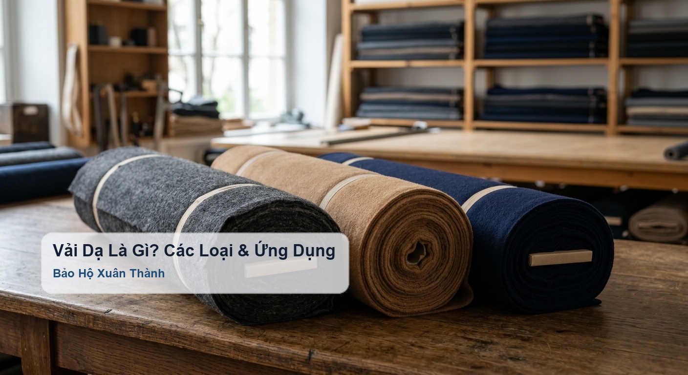 Vải dạ cao cấp may áo khoác và đồng phục mùa đông - Bảo Hộ Xuân Thành