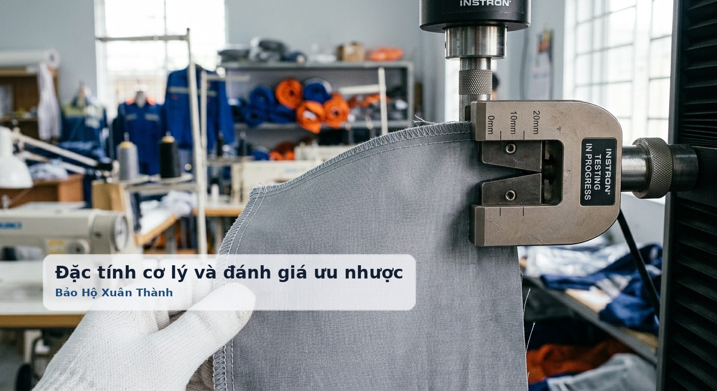 Đặc tính cơ lý và đánh giá ưu nhược điểm của vải phin - Bảo Hộ Xuân Thành