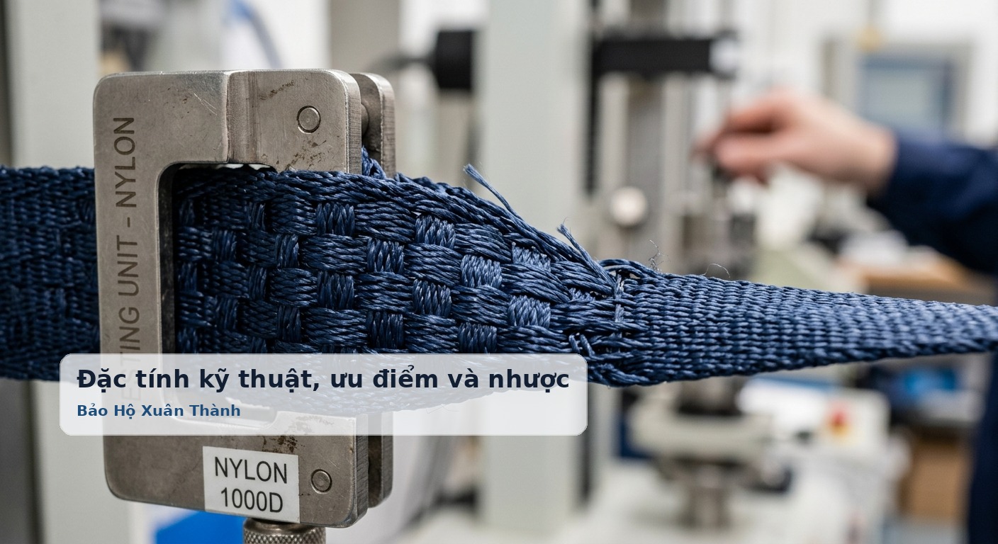 Đặc tính kỹ thuật, ưu điểm và nhược điểm cơ lý của vải nylon - Bảo Hộ Xuân Thành