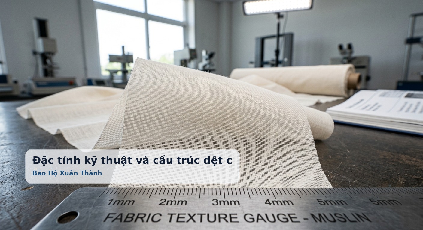 Đặc tính kỹ thuật và cấu trúc dệt của vải xô muslin - Bảo Hộ Xuân Thành