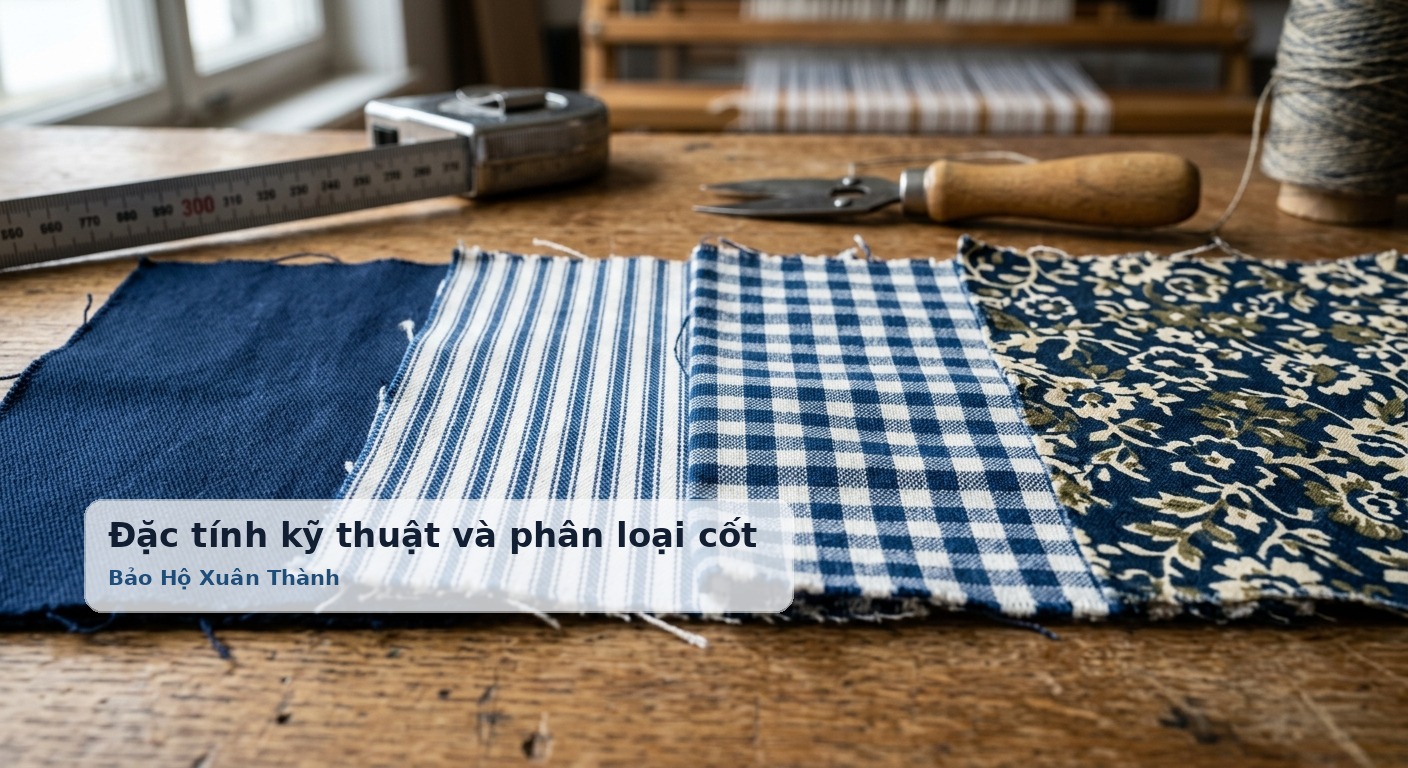 Đặc tính kỹ thuật và phân loại cốt lõi: Vải cotton hoa, sọc, caro và trơn - Bảo Hộ Xuân Thành