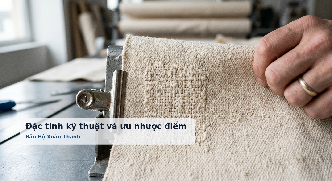 Đặc tính kỹ thuật và ưu nhược điểm cốt lõi của vải thô cotton - Bảo Hộ Xuân Thành