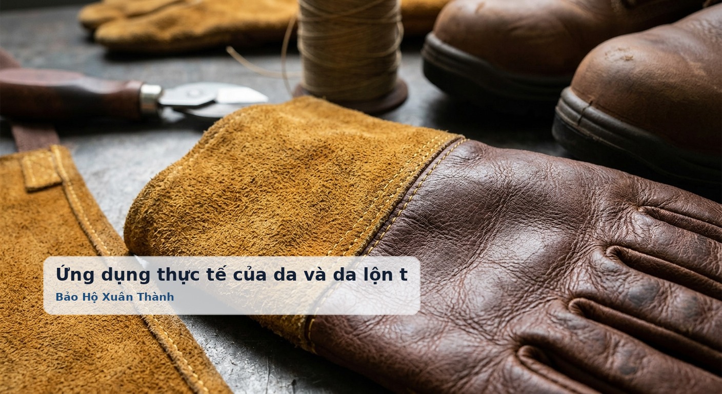 Ứng dụng thực tế của da và da lộn trong trang thiết bị bảo hộ lao động - Bảo Hộ Xuân Thành