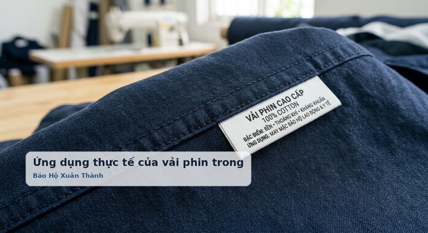 Ứng dụng thực tế của vải phin trong may mặc bảo hộ lao động và y tế - Bảo Hộ Xuân Thành