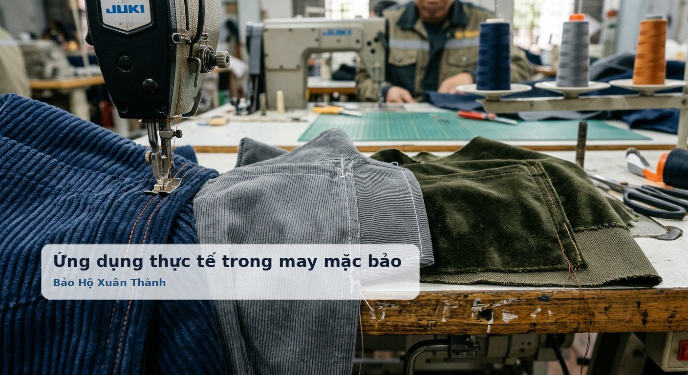 Ứng dụng thực tế trong may mặc bảo hộ lao động và đồng phục kỹ thuật - Bảo Hộ Xuân Thành