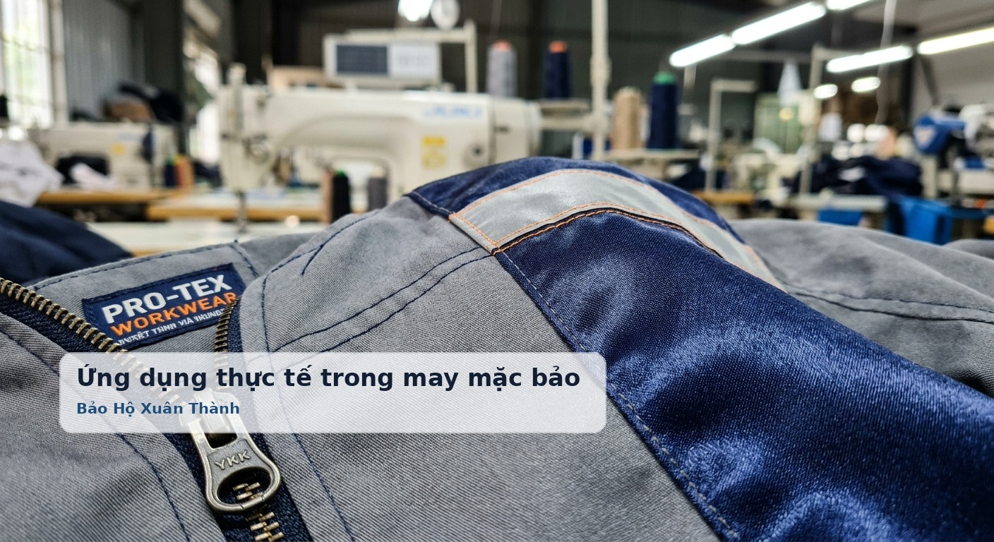 Ứng dụng thực tế trong may mặc bảo hộ lao động và đồng phục kỹ thuật - Bảo Hộ Xuân Thành