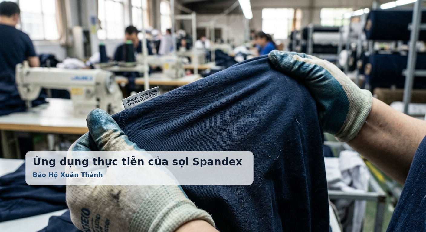 Ứng dụng thực tiễn của sợi Spandex trong ngành may mặc và bảo hộ lao động - Bảo Hộ Xuân Thành