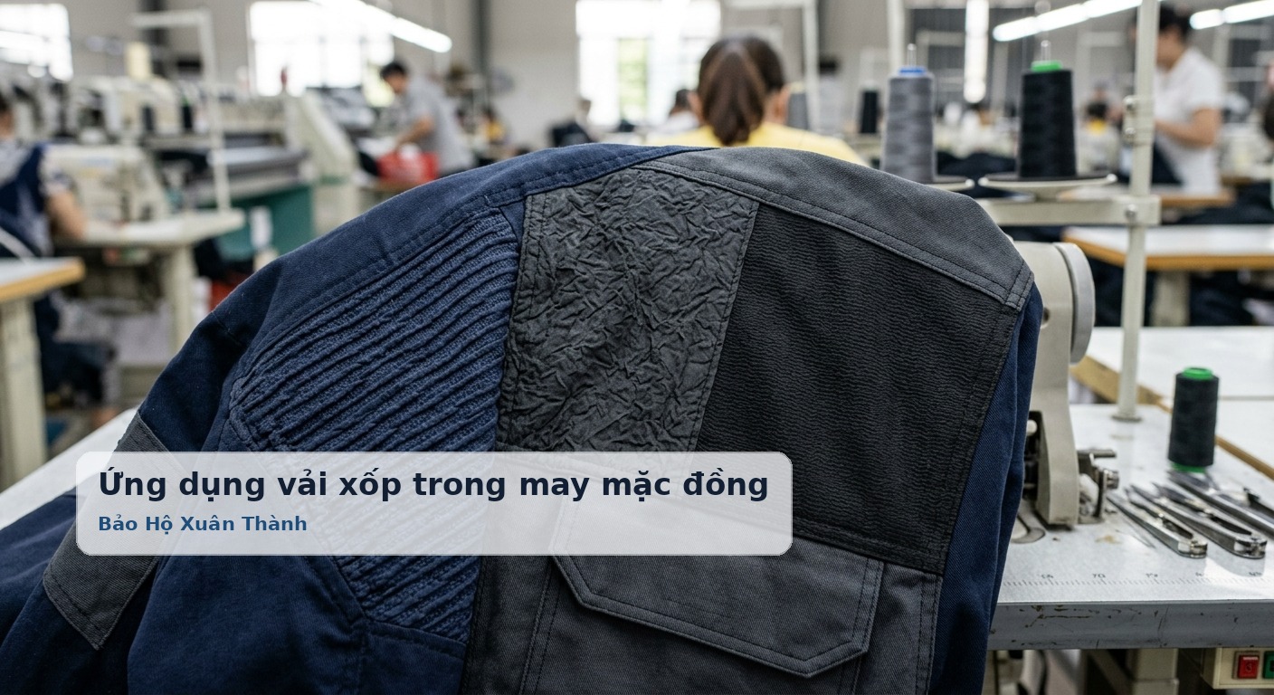Ứng dụng vải xốp trong may mặc đồng phục và trang phục bảo hộ chuyên biệt - Bảo Hộ Xuân Thành
