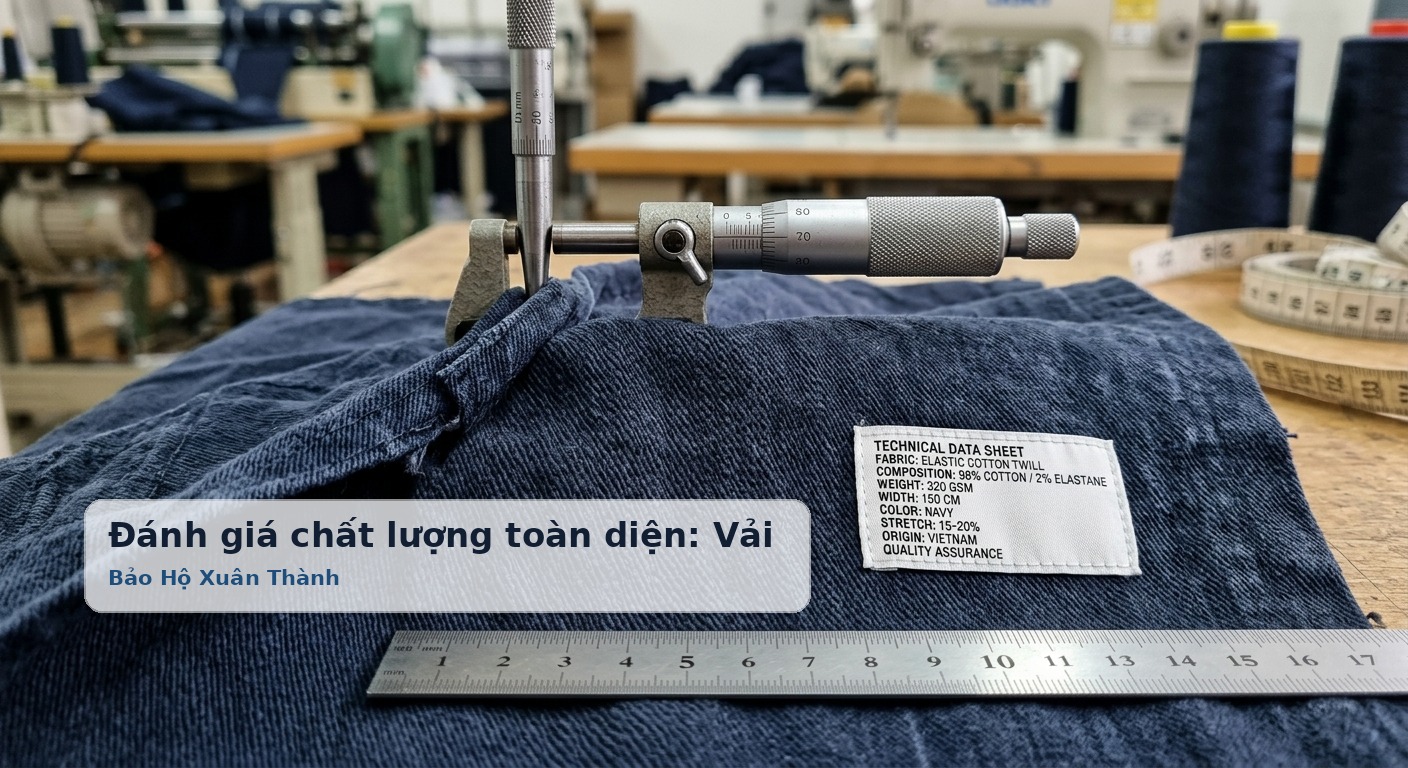Đánh giá chất lượng toàn diện: Vải cotton có tốt không? So sánh thông số kỹ thuật - Bảo Hộ Xuân Thành